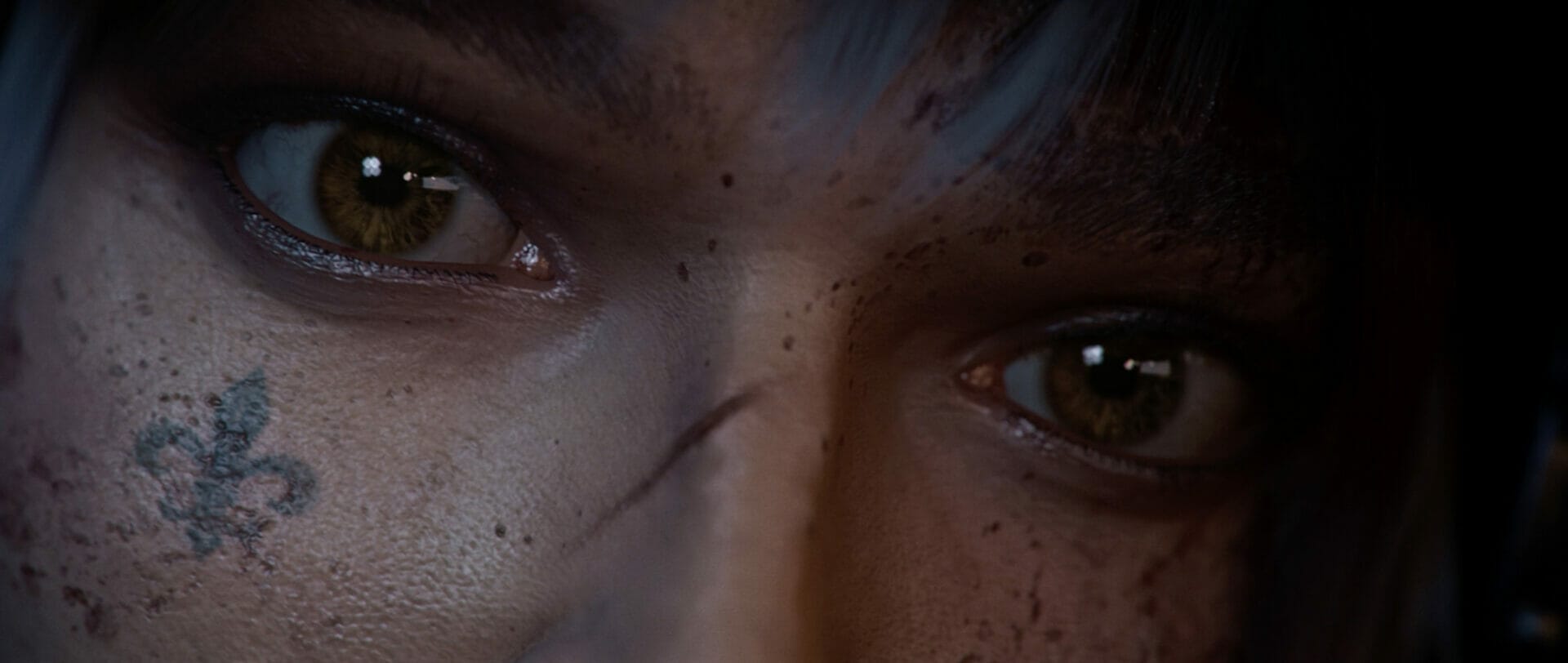 Close-up of character's eyes from Warhammer 'Pariah Nexus' series by M2 Animation, showcasing advanced Unreal Engine techniques.